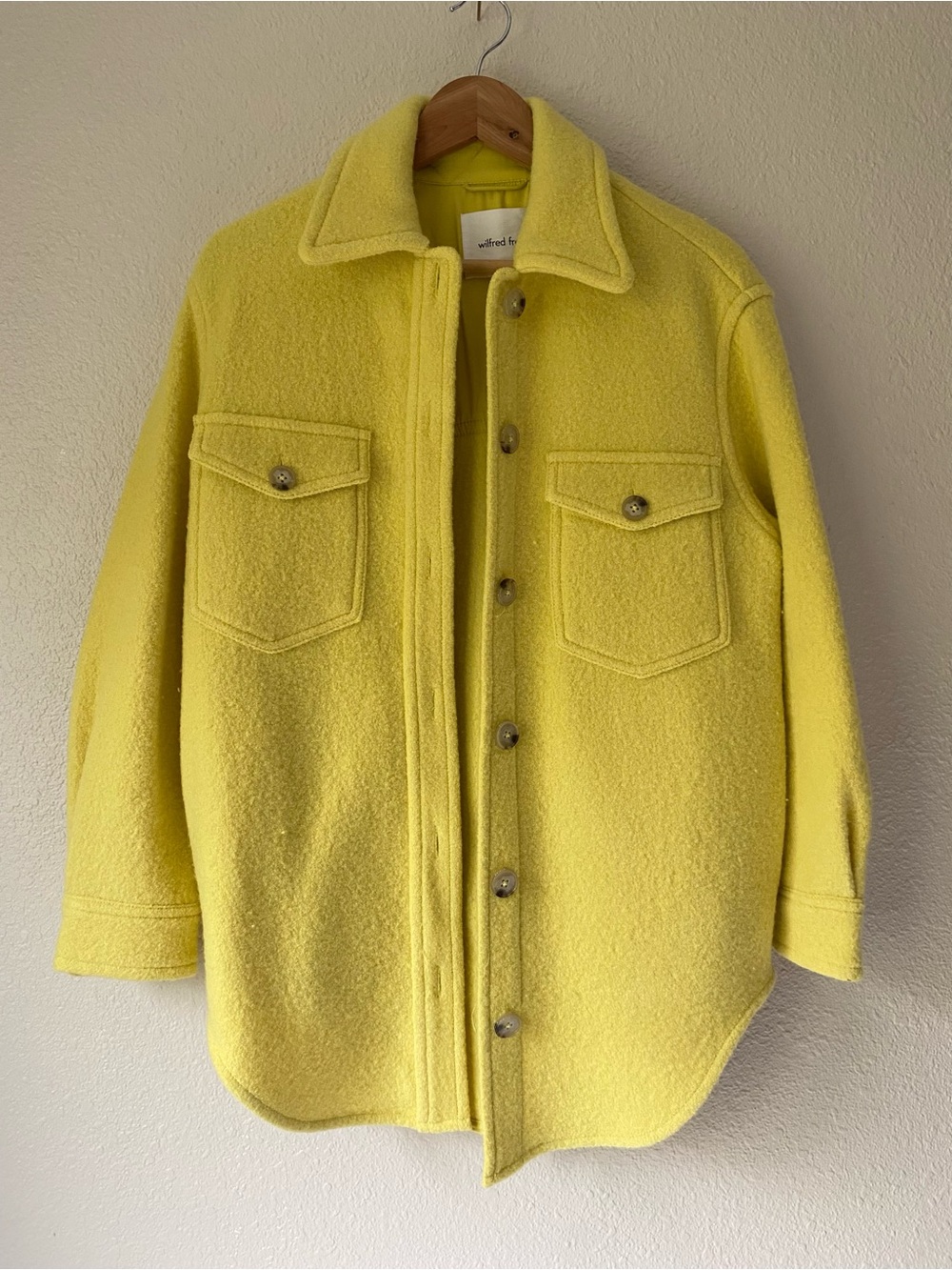 Aritzia Wilfred Wool Shirt Jacket